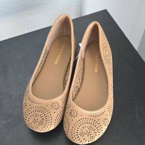 Tan Ballet Flats